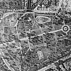 Ogród Saski na fotoplanie Warszawy, stan z czerwca 1945 roku, Kolekcja materiałów teledetekcyjnych, nr zesp. 2078/IV, sygn. F3/N1W1