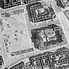 Plac Marszałka Piłsudskiego na fotoplanie Warszawy, stan z czerwca 1945 roku, Kolekcja materiałów teledetekcyjnych, nr zesp. 2078/IV, sygn. F3/N1O1