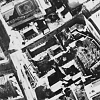 Pałac i plac Saski na fotoplanie Warszawy, 1935 rok, Kolekcja materiałów teledetekcyjnych, nr zesp. 2078/IV, sygn. F2/N1O1 (APW)